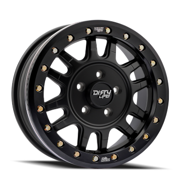 Picture of Dirty Life 9309R Canyon Pro 15x7 Blank 13mm Offset/106.25mm Hub Matte Black - Beadlock