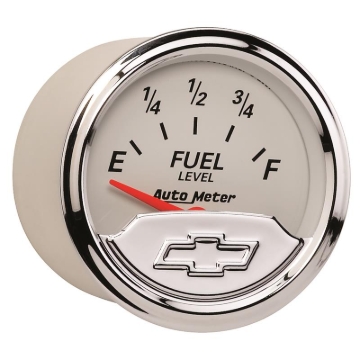 Picture of AutoMeter Gauge Fuel Level 2-1/16in. 240 Ohm(e) to 33 Ohm(f) Elec Chevrolet Heritage Bowtie