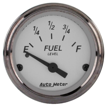 Picture of AutoMeter Gauge Fuel Level 2-1/16in. 0 Ohm(e) to 30 Ohm(f) Elec American Platinum