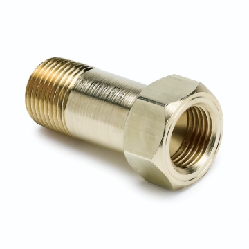 Picture of AutoMeter Fitting Adapter 3/8in. NPT Male Extension Brass For Mech. Temp. Gauge