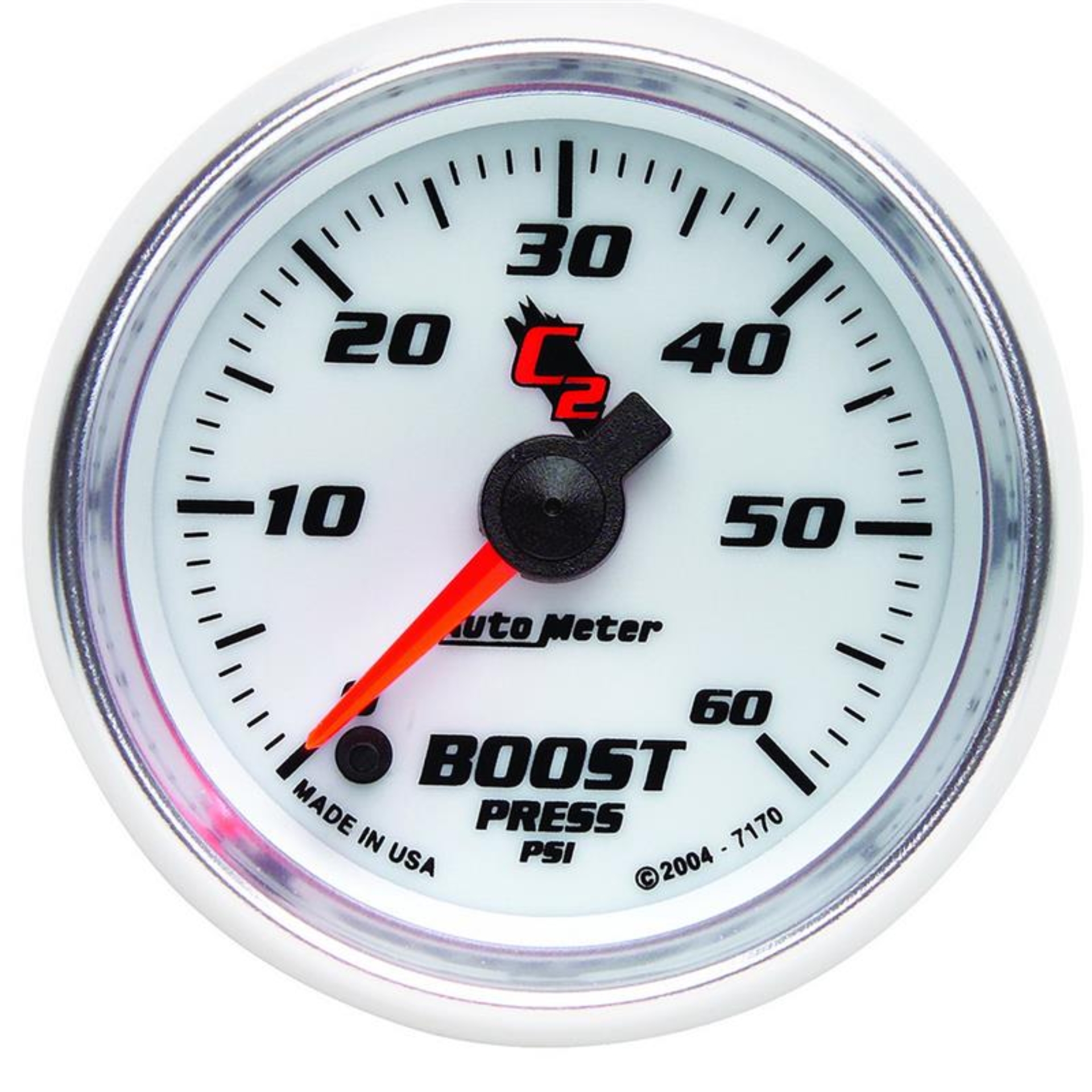 Picture of AutoMeter Gauge Boost 2-1/16in. 60PSI Digital Stepper Motor C2