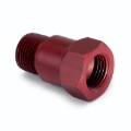 Picture of AutoMeter Fitting Adapter 3/8in. NPT Male Aluminum Red For Mech. Temp. Gauge