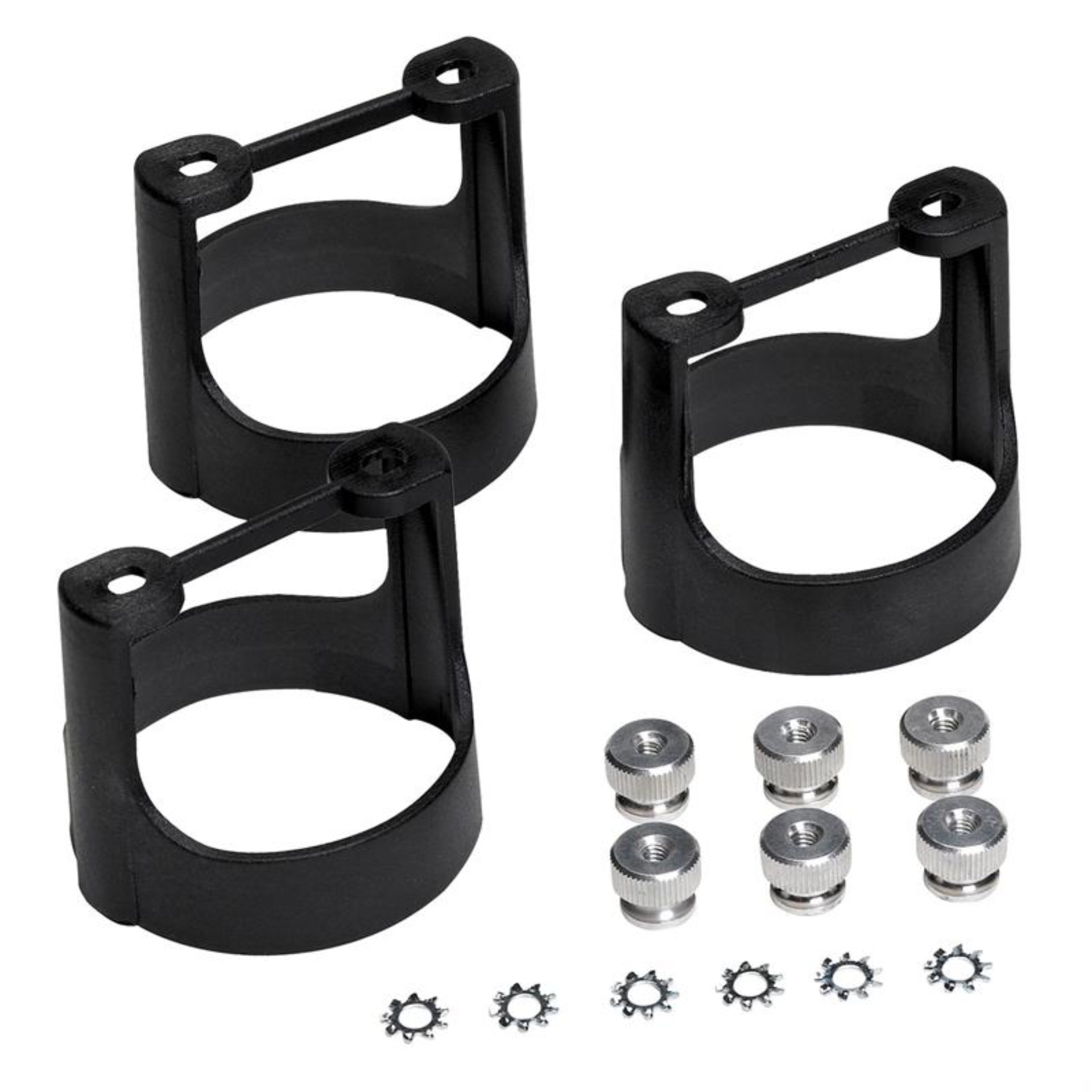 Picture of AutoMeter Gauge Bracket Kit 2-5/8in. Black Composite Qty 3