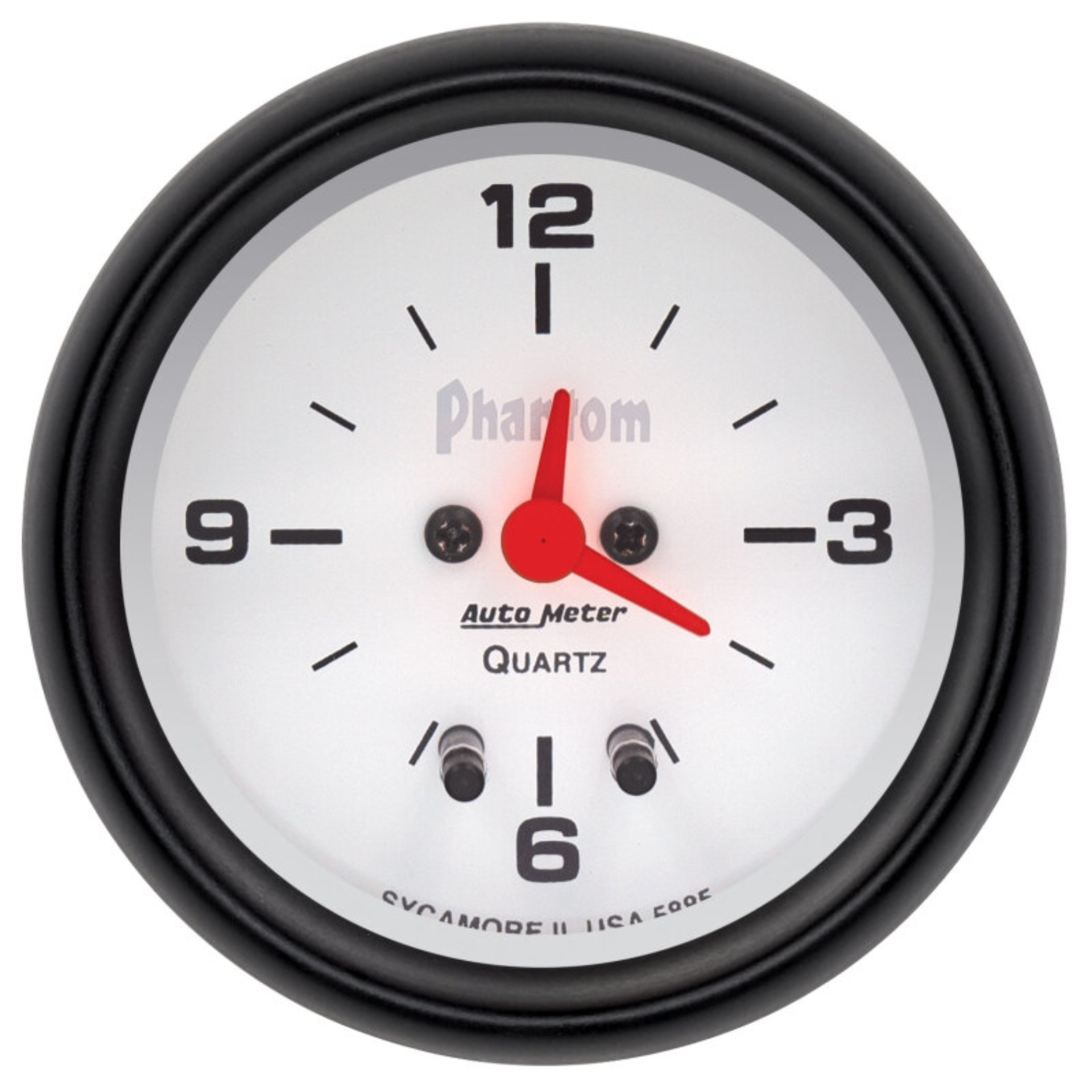Picture of AutoMeter Gauge Clock 2-5/8in. 12HR Analog Phantom