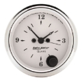 Picture of AutoMeter Gauge Clock 2-1/16in. 12HR Analog Old Tyme White