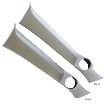Picture of AutoMeter Gauge Mount A-Pillar Full Single 2-5/8in. Gray Honda Civic (2Dr.) 92-95 Eg