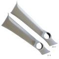 Picture of AutoMeter Gauge Mount A-Pillar Full Single 2-5/8in. Gray Honda Civic (2Dr.) 92-95 Eg