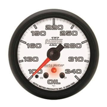 Picture of AutoMeter Gauge Oil Temp 2-5/8in. 340 Deg. F Stepper Motor W/ Peak & Warn Phantom II