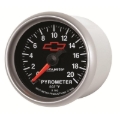 Picture of AutoMeter Gauge Pyrometer (Egt) 2-1/16in. 2000 Deg. F Stepper Motor Chevy Red Bowtie Black