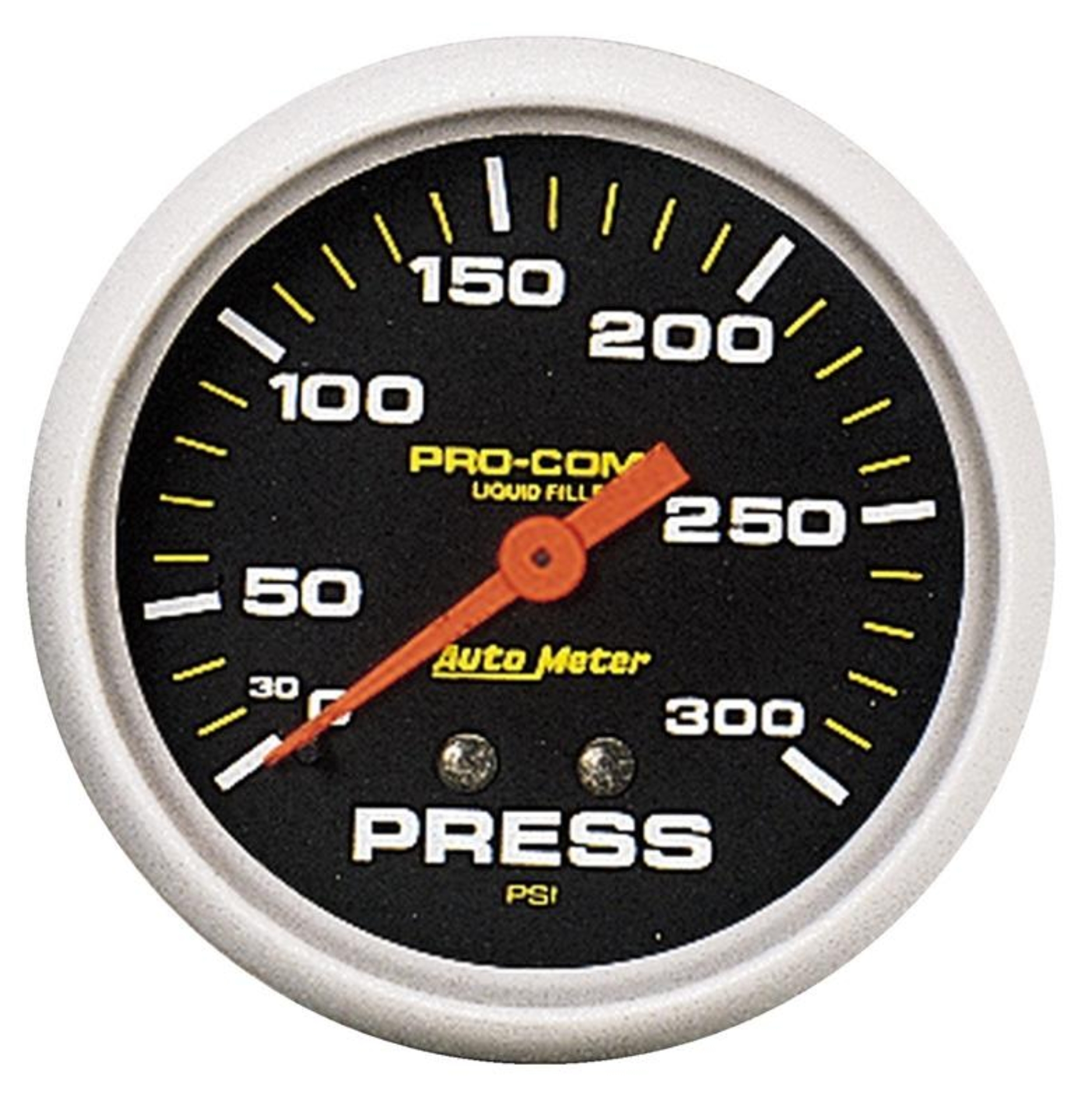 Picture of AutoMeter Gauge Pressure 2-5/8in. 300PSI Liquid Filled Mech Pro-Comp