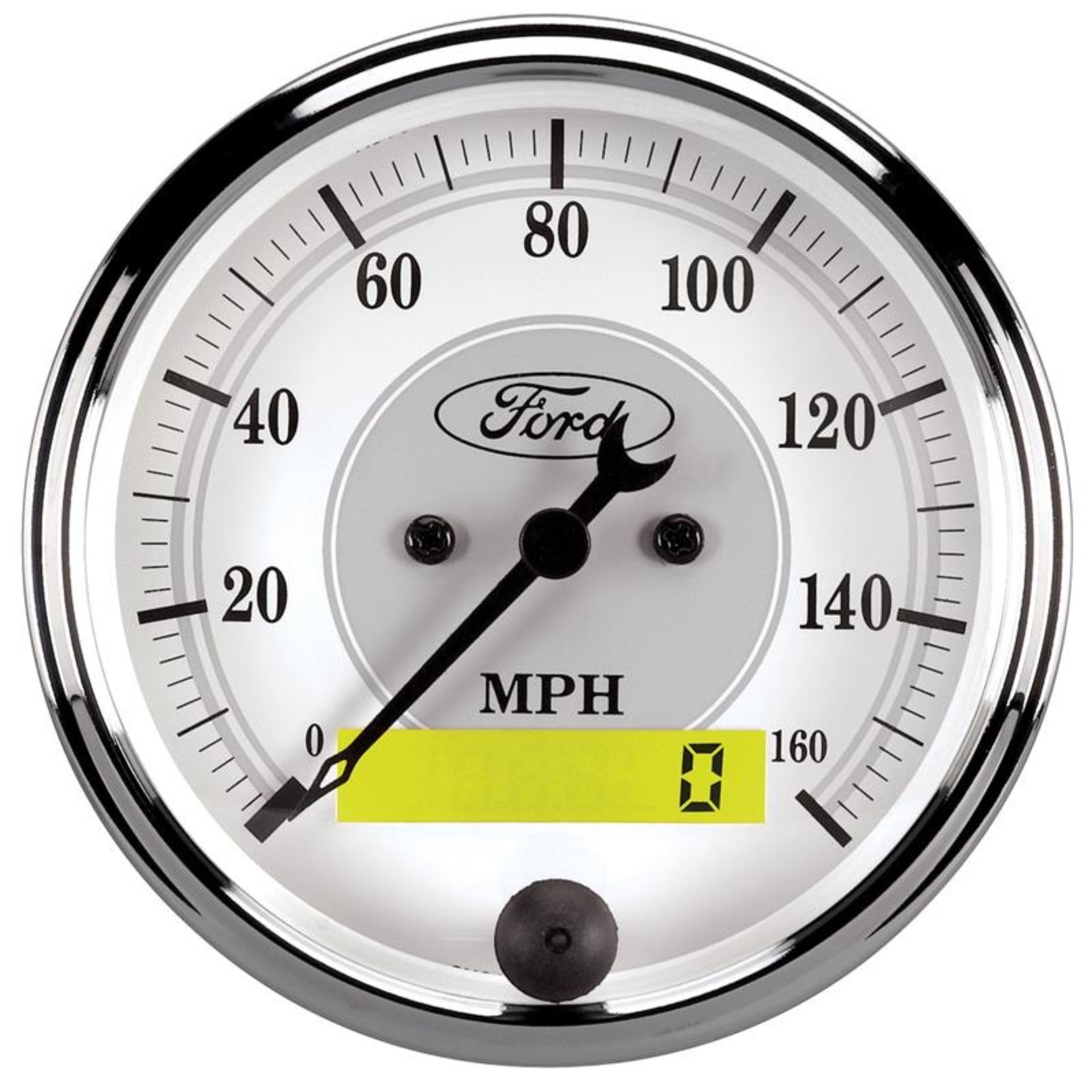 Picture of AutoMeter Gauge Speedometer 3-1/8in. 160MPH Elec. Prog. W/ Lcd Odo Ford Masterpiece