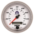 Picture of AutoMeter Gauge Speedometer 3-3/8in. 160MPH Elec. Programmable White Mopar