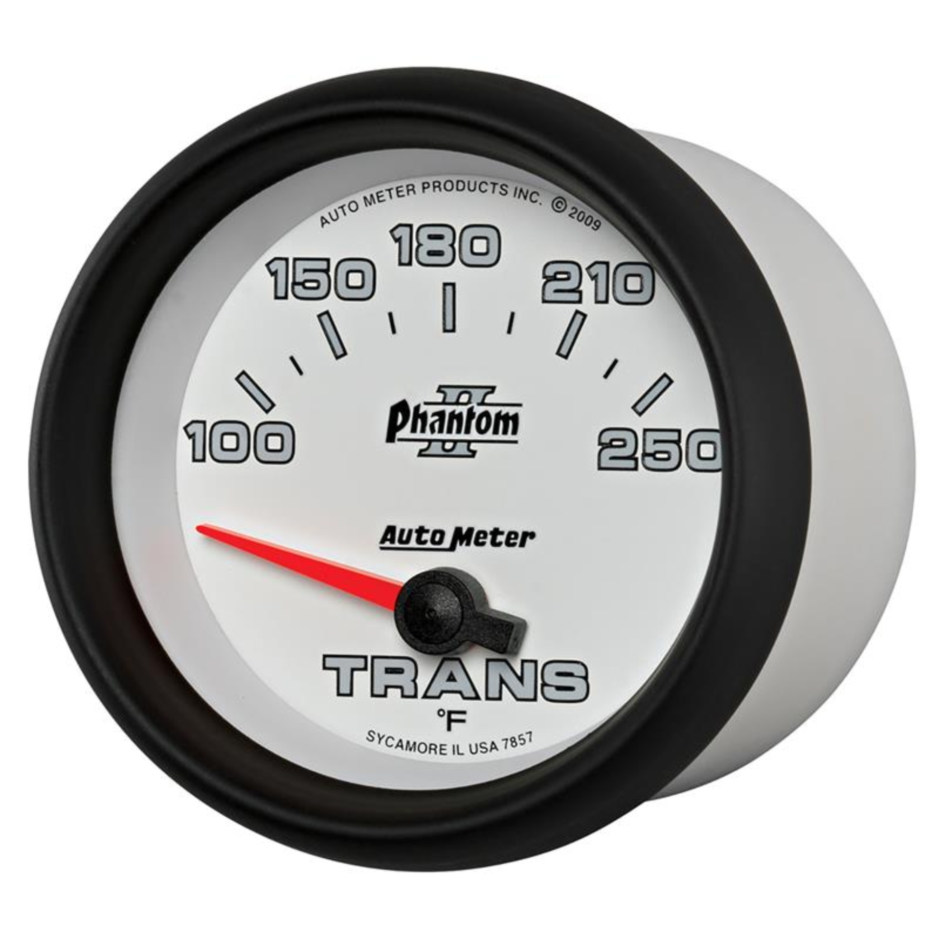 Picture of AutoMeter Gauge Transmission Temp 2-5/8in. 100-250 Deg. F Electric Phantom II