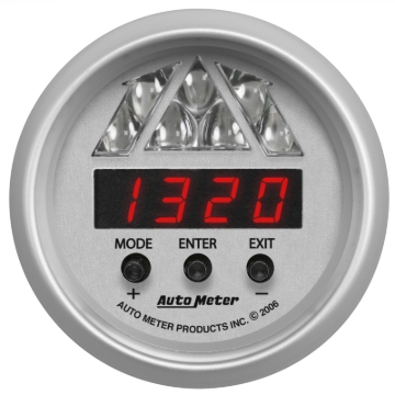 Picture of AutoMeter Gauge Tachometer Digital RPM W/ Led Shift Light Ultra-Lite