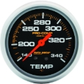 Picture of AutoMeter Gauge Temperature 2-5/8in. 140-280 Deg. F Liquid Filled Mech 8ft. Pro-Comp