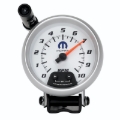 Picture of AutoMeter Gauge Tachometer 3-3/4in. 10K RPM Pedestal W/ Ext. Quick-Lite White Mopar