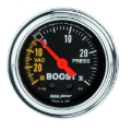 Picture of AutoMeter Gauge Vac/Boost 2-1/16in. 30Inhg-30PSI Mechanical Traditional Chrome