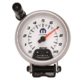 Picture of AutoMeter Gauge Tachometer 3-3/4in. 10K RPM Pedestal W/ Ext. Quick-Lite White Mopar