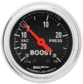 Picture of AutoMeter Gauge Vac/Boost 2-1/16in. 30Inhg-30PSI Mechanical Traditional Chrome