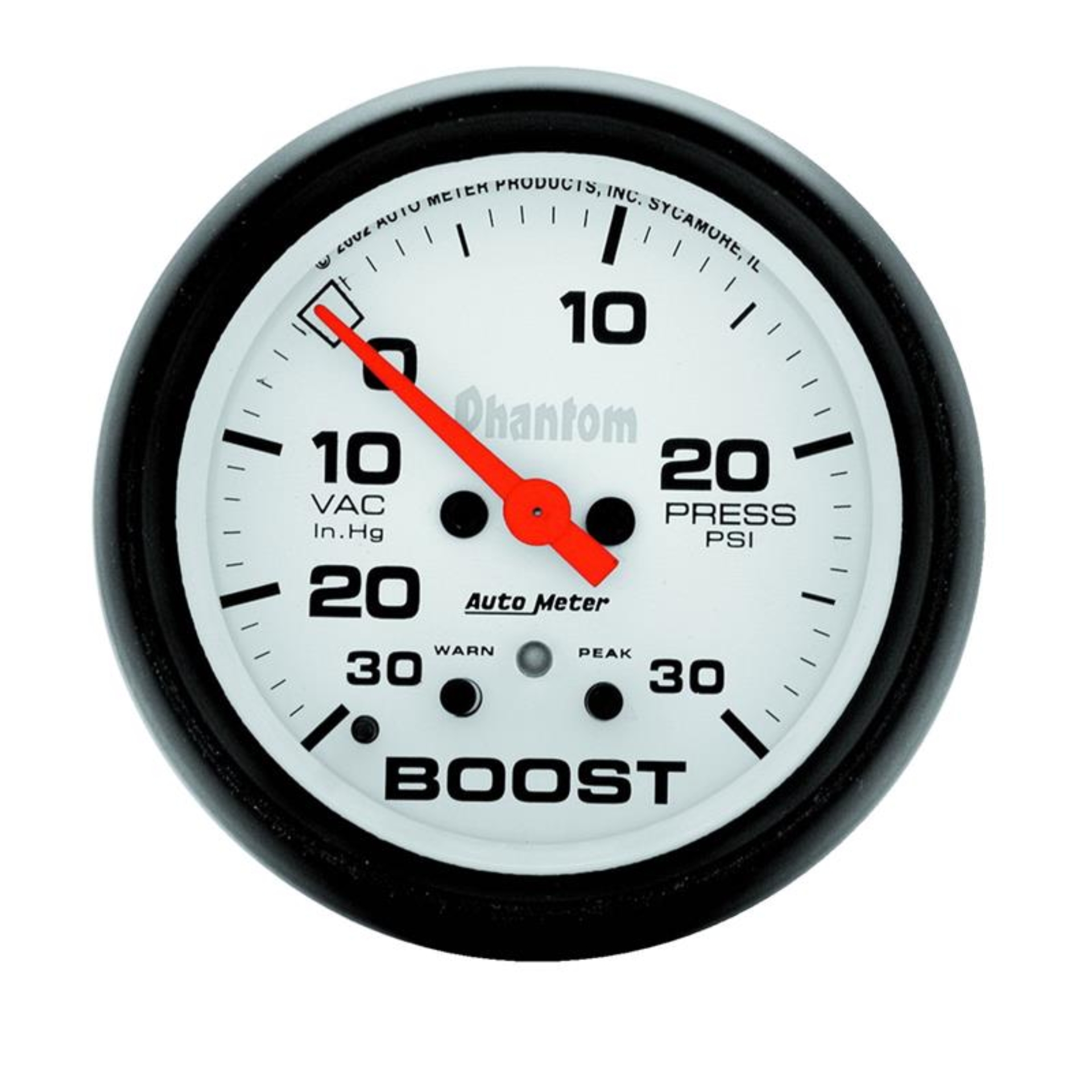 Picture of AutoMeter Gauge Vac/Boost 2-5/8in. 30Inhg-30PSI Digital Stepper Motor Phantom