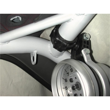Picture of AutoMeter Gauge Mount Roll Pod For 1.625in. Roll Cage Fits 5in. Pedestal Tach Black