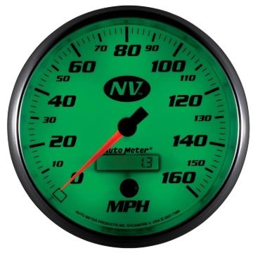 Picture of AutoMeter Gauge Speedometer 5in. 160MPH Elec. Programmable NV