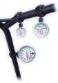 Picture of AutoMeter Gauge Mount Roll Pod For 1.75in. Roll Cage Fits 5in. Pedestal Tach Black
