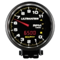 Picture of AutoMeter Gauge Tach 5in. 11K RPM Pedestal Datalogging Ultimate IIi Playback Black