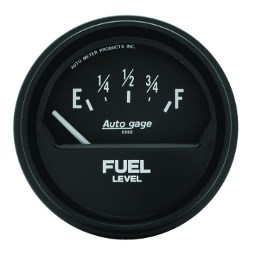 Picture of AutoMeter Gauge Fuel Level 2-5/8in. 73 Ohm(e) to 10 Ohm(f) Elec Black Autogage