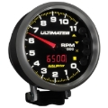 Picture of AutoMeter Gauge Tach 5in. 11K RPM Pedestal Datalogging Ultimate IIi Playback Black