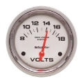 Picture of AutoMeter Gauge Voltmeter 2-5/8in. 18V Electric Marine Chrome