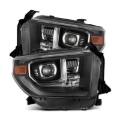 Picture of AlphaRex 14-21 Toyota Tundra PRO-Series Projector Headlights Black w/Seq. Sig. + DRL