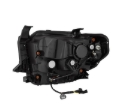 Picture of AlphaRex 14-21 Toyota Tundra PRO-Series Projector Headlights Black w/Seq. Sig. + DRL