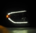 Picture of AlphaRex 14-21 Toyota Tundra PRO-Series Projector Headlights Black w/Seq. Sig. + DRL