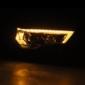 Picture of AlphaRex 14-22 Toyota 4Runner LUXX-Series LED Proj Headlights Chrome w/Actv Light & Seq. Sig + DRL
