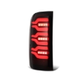 Picture of AlphaRex 14-18 GMC Sierra 1500/2500HD/3500HD LUXX-Series LED Tail Lights Blk w/Actv Light & Seq. Sig