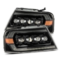 Picture of AlphaRex 04-08 Ford F-150 (No 2004 Heritage) NOVA-Series LED Proj HL Chrome w/Actv Light / Seq. Sig