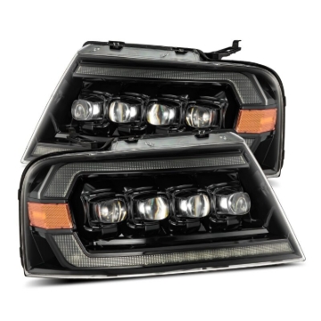 Picture of AlphaRex 04-08 Ford F-150 (No 2004 Heritage) NOVA-Series LED Proj HL Chrome w/Actv Light / Seq. Sig