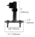 Picture of HELLA Mounting Brackets - Hella Attachable Pipe With Stopple 8Hg hella006294011