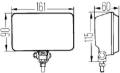 Picture of Hella Headlamp Zfh Yellow 0/180Gr Swmk Mg 1Fb
