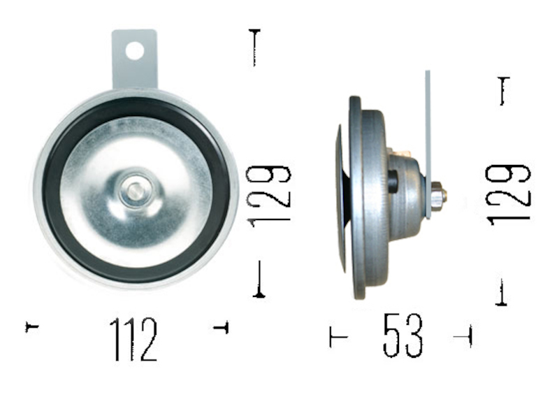 Picture of Hella Horn Disc 24V 335Hz Ltone (B36)