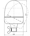 Picture of Hella Identification Lamp Rotating Beacon 2Rl