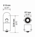 Picture of HELLA 3893SB Standard Series Incandescent Miniature Light Bulb