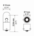 Picture of HELLA 3893TB Standard Series Incandescent Miniature Light Bulb