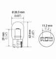 Picture of HELLA 7440TB Standard Series Incandescent Miniature Light Bulb
