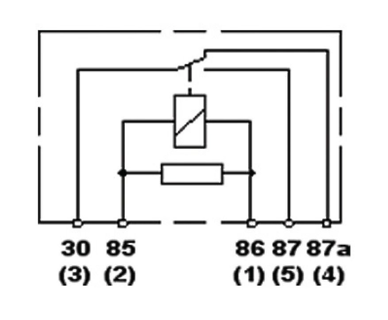 Picture of Hella Relay 12V 20/40A Spdt Res