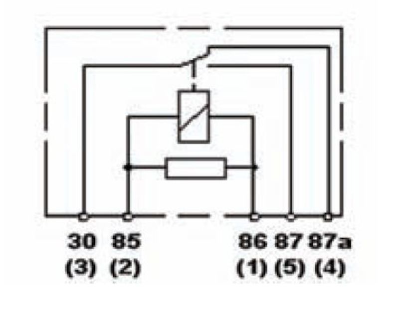 Picture of Hella Relay 12V 20/40A Spdt Res Bkt