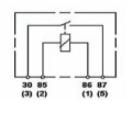 Picture of Hella Relay Mini Iso Alt 4 Pole 24V Spst Bkt