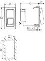 Picture of Hella Switch Rocker Spst W/ Loc Light