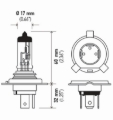 Picture of HELLA H4P50TB Performance Series Halogen Light Bulb